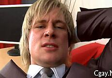 Gay porn featuring big pecker action