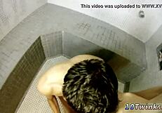 Intense gay bareback passion in the bathroom with boychums.