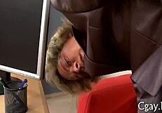 Gay porn featuring big pecker action