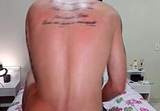 hey, check out the backstage recording with dayandra, that skinny teen 18+ with tattoos banging a monster cock