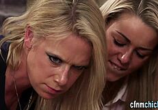 Femdom Beauties Suck Cock In Heels