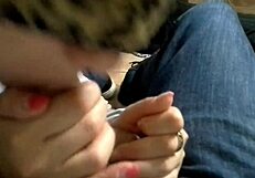 Skinny Jennifer Milano Blowjob