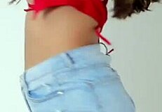 i watch this lil culona get creampied in her colombian pussy, she loves it all in there