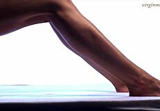 little tight virgin pussy teen 18+ vika massaged 😍