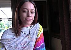 18 year old step sister laya rae proposes business to alex adams in family therapy