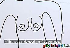 Girlfriends Naughty Lesson.