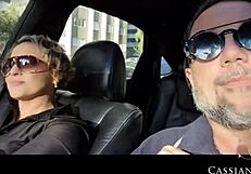 Cassi and husband meet friend in Brasília for a steamy beach threesome full of raw desire