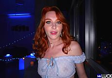 Extreme Redhead Lacy Lennon Bent Over In Sloppy Doggystyle Pov Fucking With Dirty Talk