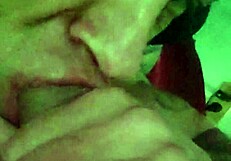 Solo guy deepthroats his own monster cock in wild self-sucking session