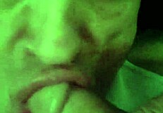 Solo guy deepthroats his own monster cock in wild self-sucking session