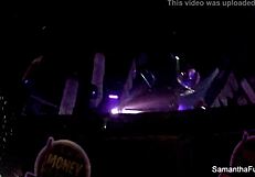 Samantha Saint Enjoys Behind-The-Scenes Bathing And Striptease