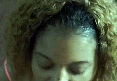 Innocent Ebony In Philly Sucks White Cock