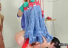 Young girl gets very aggressive anal treatment in a psychiatric facility
