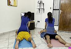 Wives in Erotic Massage Salon for NTR CORNUDOS