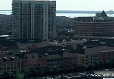 Two Pretty Honeys Strip Naked Publicly!