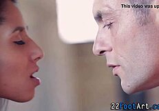 What do adorable babes do with feet and monster cock?