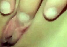 horny milf's leaked pov video fingering her ass for camera