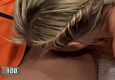 Two Skinny Blonde Babes Heat Up Lesbian Play?