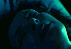 In the airplane scene, she gives a blowjob leading to orgasm