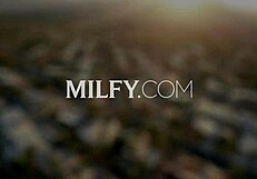 Does milfy centerfold angelina drain eager fans' bbc with her blowjob skills?