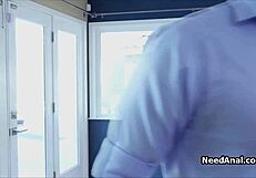 Ass Fucking Curly Black In Knee High Stockings