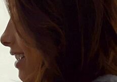 cutie gets cheerful playing solo with toys on her tight wet pussy