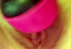 Woman Uses Lovense Wand For Intense Squirting And Moaning