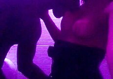 I fucked my blonde crossdresser in the club bathroom with her big black cock