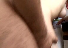 Tina Fucks Her Perverted Friend In The Kitchen
