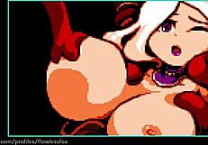 Hentai Castle Clouds Explode with Creampie Sex!