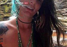 Oh no, I was caught fucking at the waterfall!