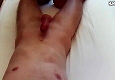 hotwife sucks lover's cock then rides it hard while cuckold watches