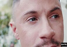 Blasian men having dangerous sex with each other