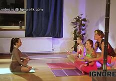 Czech Brunette's Tight Yoga Ass and Pussy in Intense Sex