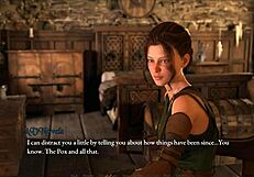 Sexual power dynamics in the relationship between the characters in visual novel game walkthrough