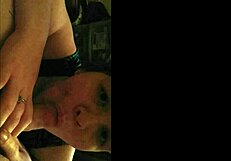 cookie gets a mouthful of something tasty.