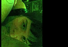 cookie gets a mouthful of something tasty.