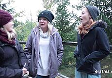 Hell Yeah, 3 Amateur Lesbians Turning Up the Party Heat!