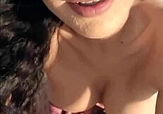 Jewish solo girl pop pin cam while fucking with cousin and sucking his penis juice