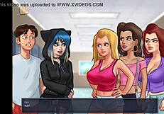 Summertime Saga Blonde College Game