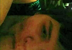 cookie gets a mouthful of something tasty.