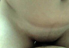 Beautiful girl rides cock cowgirl style, rubbing wet tits to make you cum fast.