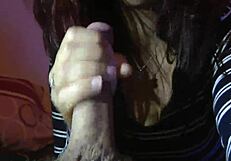 I grab myself while sucking and blowing