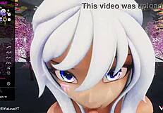 Ever Seen a Hentai Vtuber Elfie Love in 3D VRChat Blowjob?