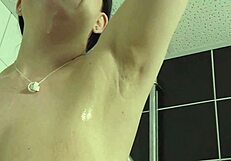 Busty Milf Shione Cooper Spits Milk on Huge Natural Boobs