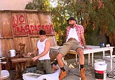 I also saw some really good cumshots as well, but the first ever scenario with a big dick receiving wet facial ending is a smokin’ hot performer named Devin Franco, the chiseled body builder