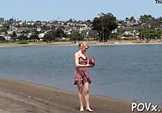 i fuck this hot teen chick's pussy hard from behind