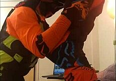 Gay Motocross Blowjob