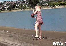 i fuck this hot teen chick's pussy hard from behind