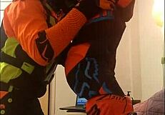 Gay Motocross Blowjob